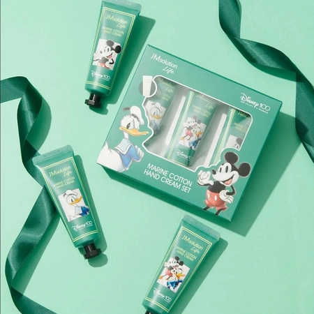 JMsolution Life Marine Life Marine Cotton Hand Cream Set Disney - Набір зволожувальних кремів для рук,3х50 мл.