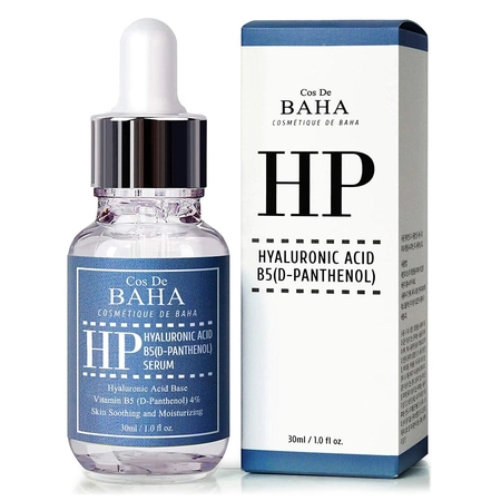 COS DE BAHA HYALURONIC ACID + 4% VITAMIN B5 SERUM - СИРОВАТКА З ГІАЛУРОНОВОЮ КИСЛОТОЮ,30МЛ