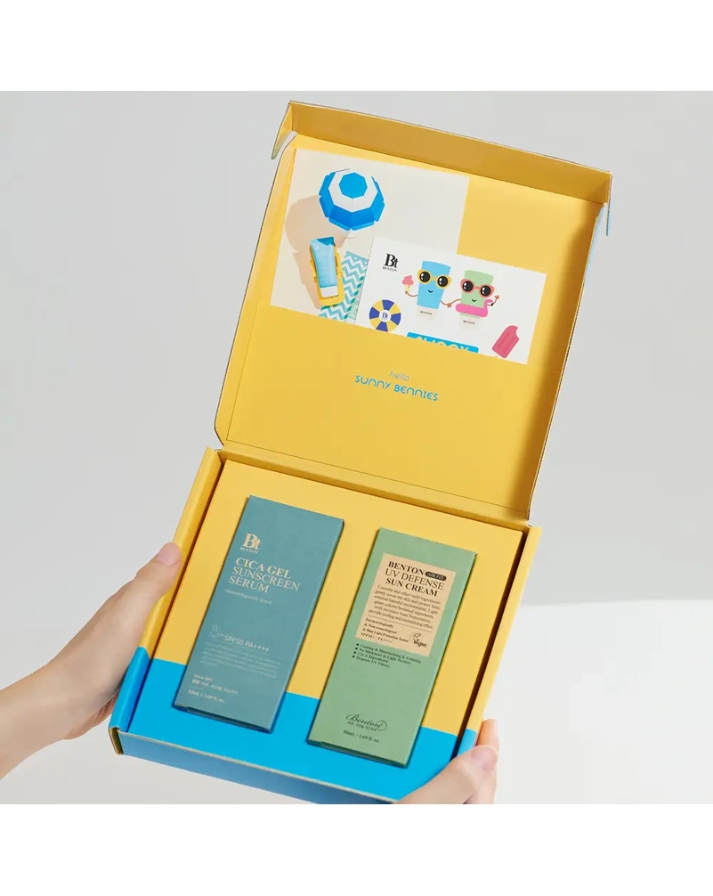 BENTON SUNNY BENNIES BEAUTY BOX - НАБОР СОЛНЦЕЗАЩИТНЫХ СРЕДСТВ, 50ML+50ML