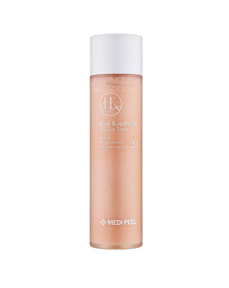 Зволожуючий тонер з комбучею medi-peel hyal kombucha tea-tox toner, 150 мл