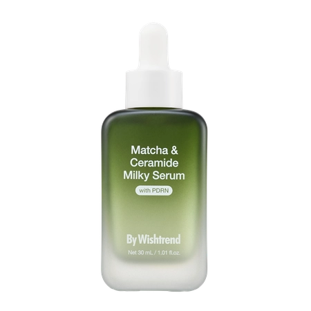 Відновлююча сироватка з матчею та керамідами BY WISHTREND Matcha & Ceramide Milky Serum, 30 мл