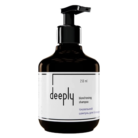 Тонировочный шампунь для блонда Deeply blond toning shampoo, 250 мл