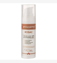Заспокійливий крем для чутливої шкіри Braderm Rosac Cream, 30 мл