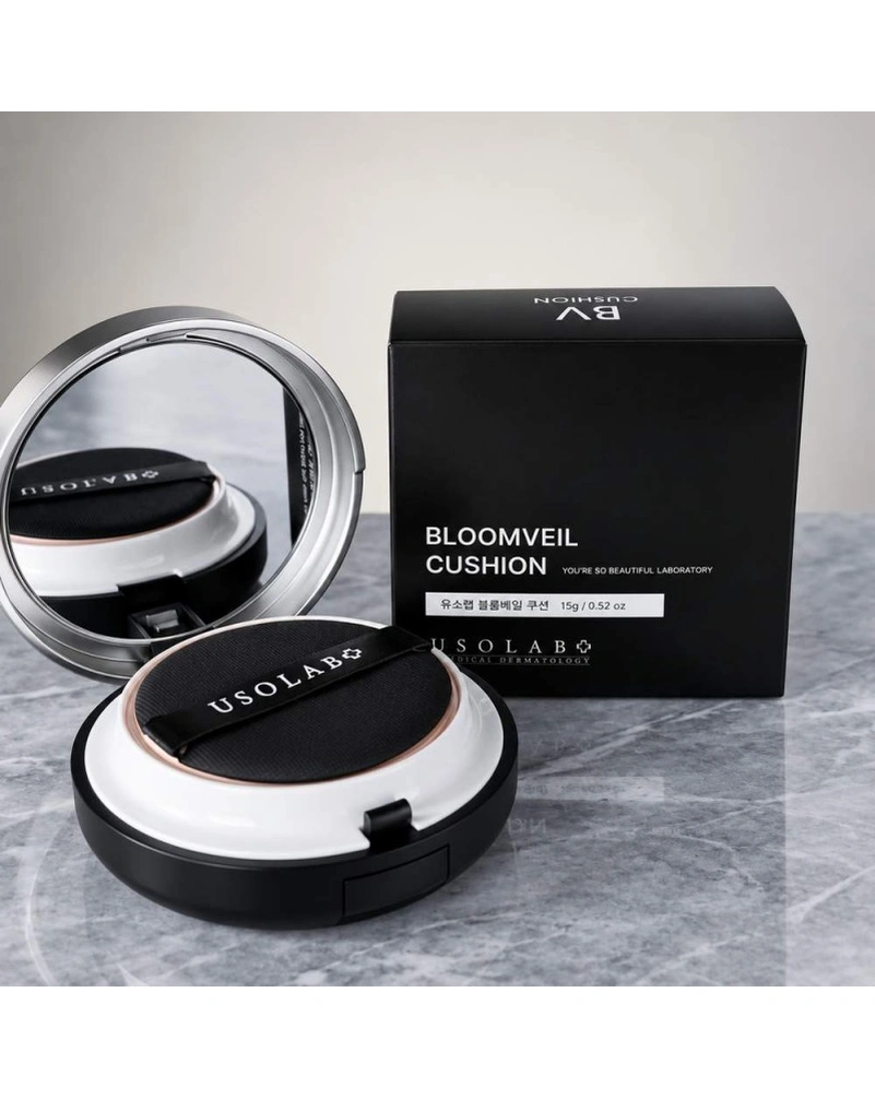 Тональный кушон с полинуклеотидами USOLAB Bloomveil Cushion, 15 г