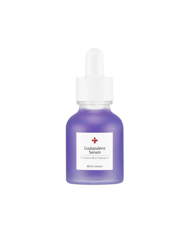 Інтенсивна заспокійлива сироватка з гвайазуленом та троксерутином cu skin dr. solution guaiazulene serum, 30 мл