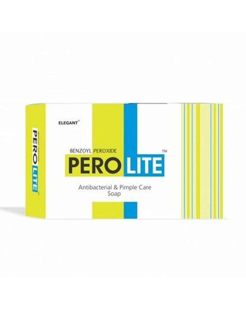 PEROLITE BENZOYL PEROXIDE ANTIBACTERIAL & PIMPLE CARE SOAP - Мило від акне ПЕРОЛАЙТ