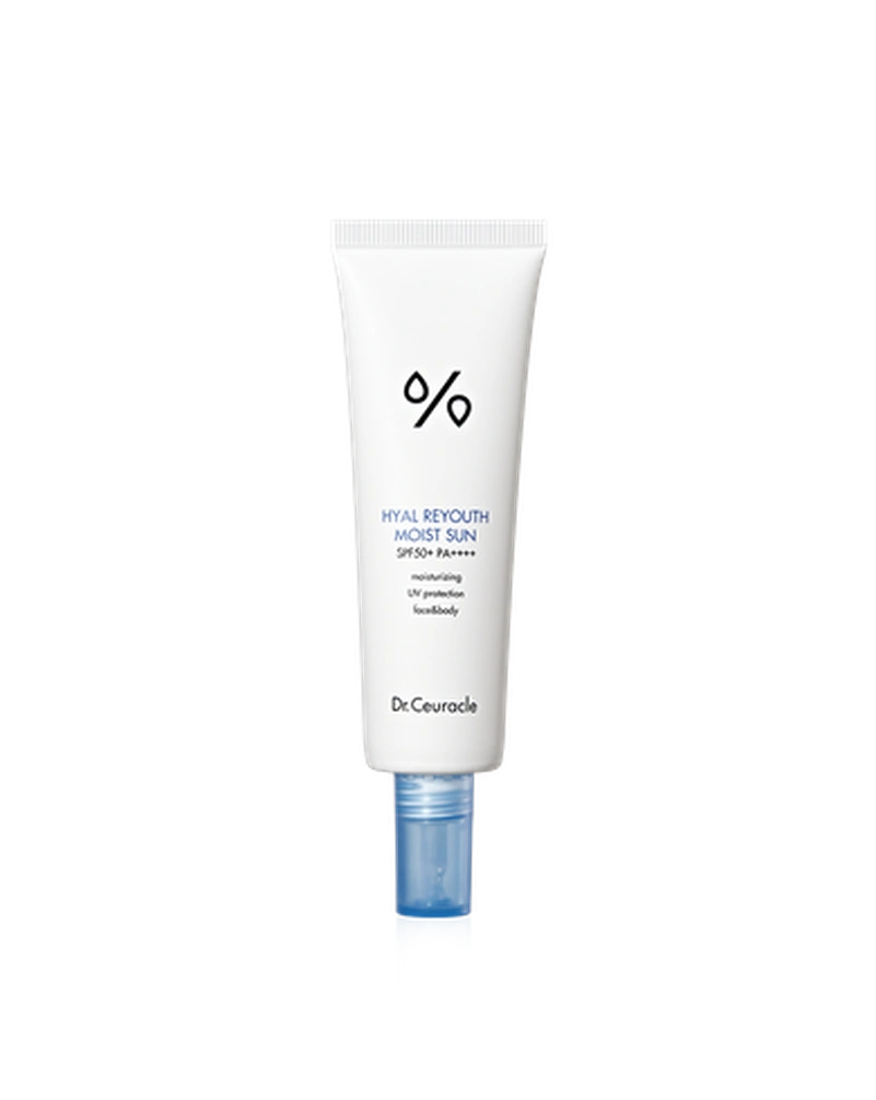 DR.CEURACLE HYAL REYOUTH MOIST SUN SPF 50 / PA++++ - ЗВОЛОЖУЮЧИЙ СОНЦЕЗАХИСНИЙ КРЕМ, 50 МЛ