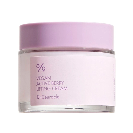 DR.CEURACLE VEGAN ACTIVE BERRY LIFTING CREAM - ЛІФТИНГ КРЕМ-ГЕЛЬ З РЕСВЕРАТРОЛОМ ТА ЕКСТРАКТОМ ЖУРАВЛИНИ , 75 Г