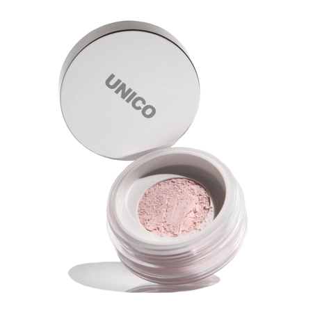Розовая сияющая финишная пудра для лица UNICO Setting & Finishing Powder Pink Aura, 10 г