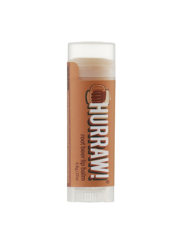 HURRAW! ROOT BEER LIP BALM - БАЛЬЗАМ ДЛЯ ГУБ "КОРЕНЕВЕ ПИВО", 4,8Г