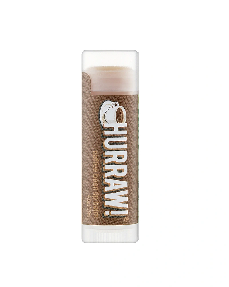 HURRAW! COFFEE BEAN LIP BALM - БАЛЬЗАМ ДЛЯ ГУБ "КАВОВІ ЗЕРНА", 4,8Г