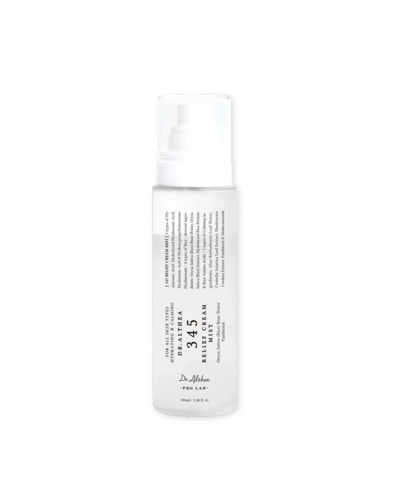 Зволожуючий двохфазний крем-спрей для обличчя dr.althea 345 relief cream mist, 100 мл