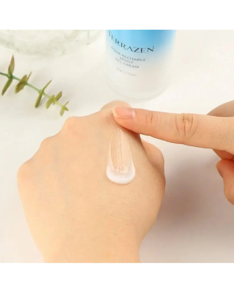 Інтенсивно зволожувальний крем-гель із гіалуроновим комплексом Terrazen Aqua Recharge Moist Gel Cream, 60 мл