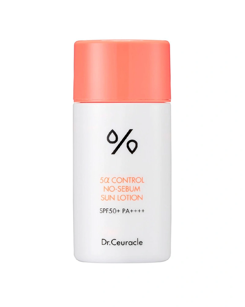 DR. CEURACLE 5Α CONTROL NO SEBUM SUN LOTION SPF 50+ - СОНЦЕЗАХИСНИЙ КРЕМ, 50МЛ