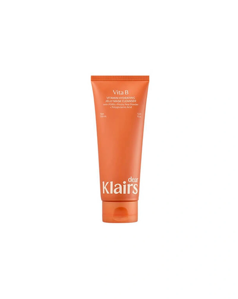 Вітамінна зволожувальна гель-маска для очищення обличчя dear, klairs vitamin hydrating jelly mask cleanser, 150 мл