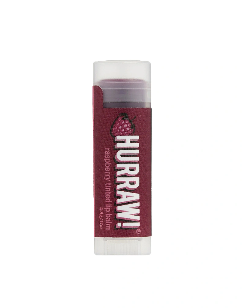 HURRAW! RASPBERRY TINTED LIP BALM - БАЛЬЗАМ ДЛЯ ГУБ "МАЛИНА", 4,8Г