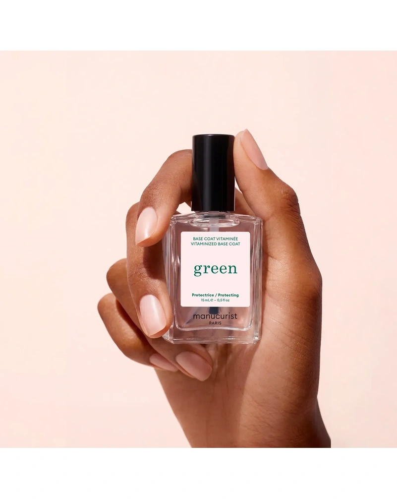 Вітамінізована основа під лак для нігтів Manucurist Base Coat Vitaminee Green, 15 мл