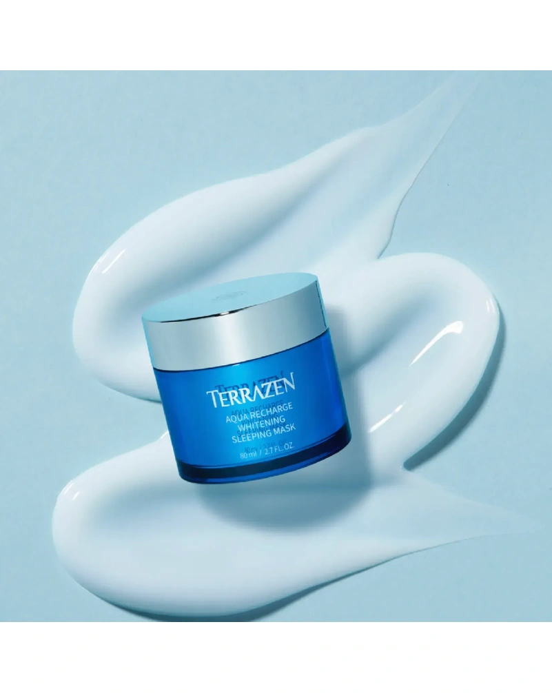 Ночная маска с отбеливающим эффектом Terrazen Aqua Recharge Whitening Sleeping Mask, 80 мл