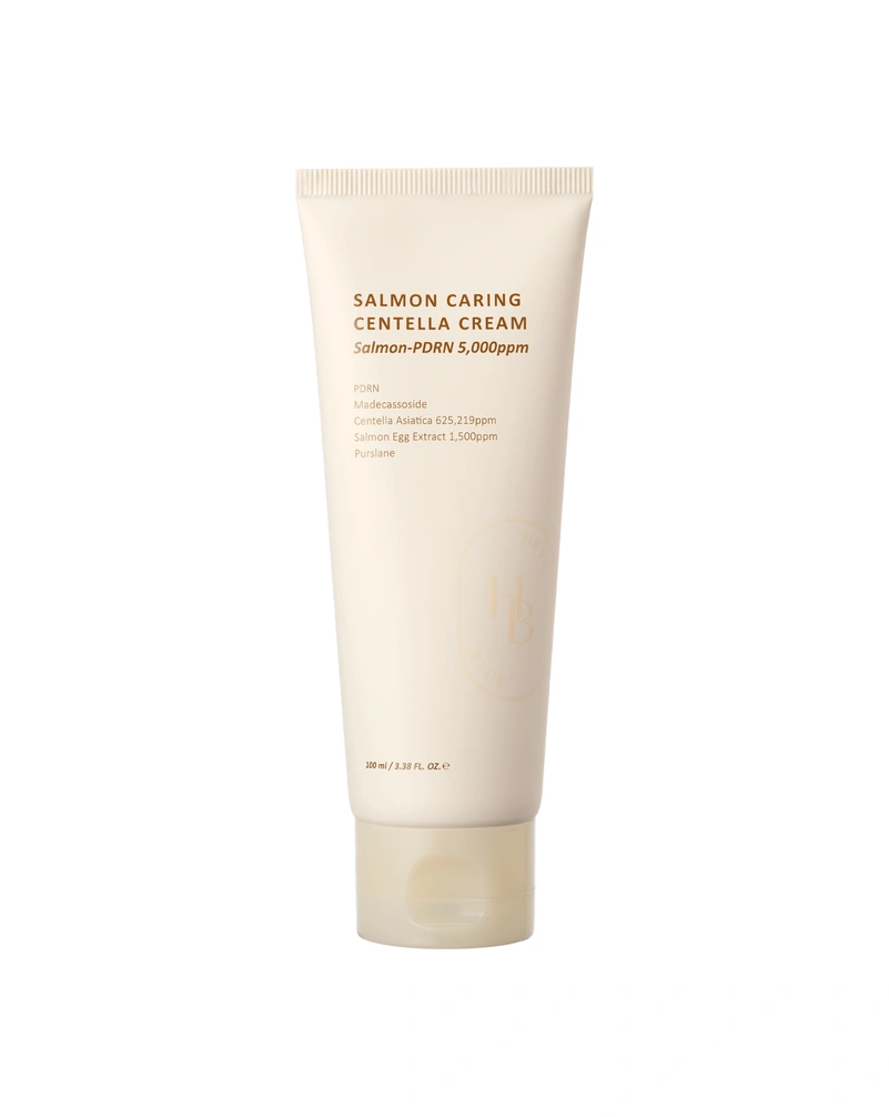 Ревіталізуючий крем для обличчя heveblue salmon caring centella cream, 100 мл