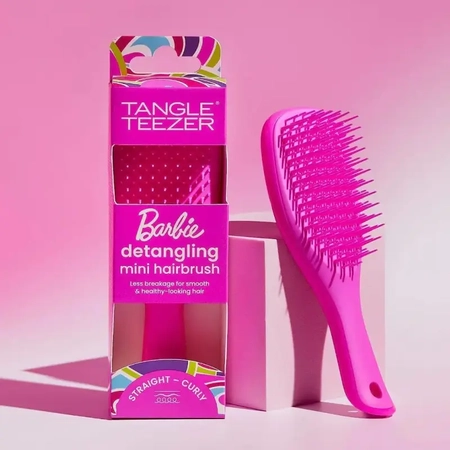 Tangle Teezer&Barbie The Wet Detangler Mini Dopamine Pink - Щітка для волосся , міні