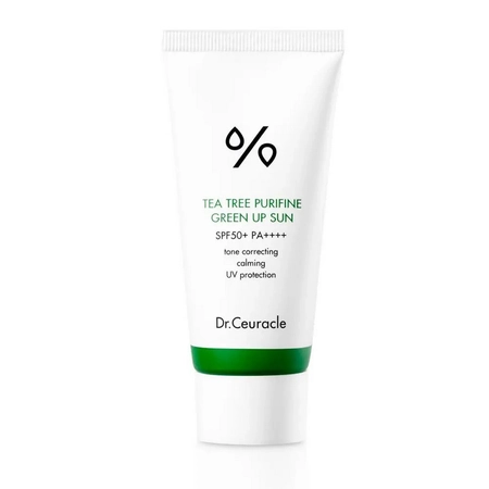 DR.CEURACLE TEA TREE PURIFINE SPF 50+ PA++++ - СОНЦЕЗАХИСНИЙ КРЕМ, 50МЛ