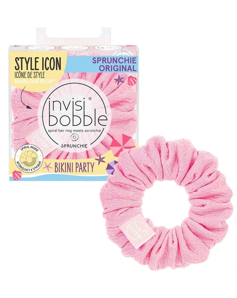 INVISIBOBBLE SPRUNCHIE Bikini Party Sun's Out, Bums Out - Резинка-браслет для волосся (рожева)