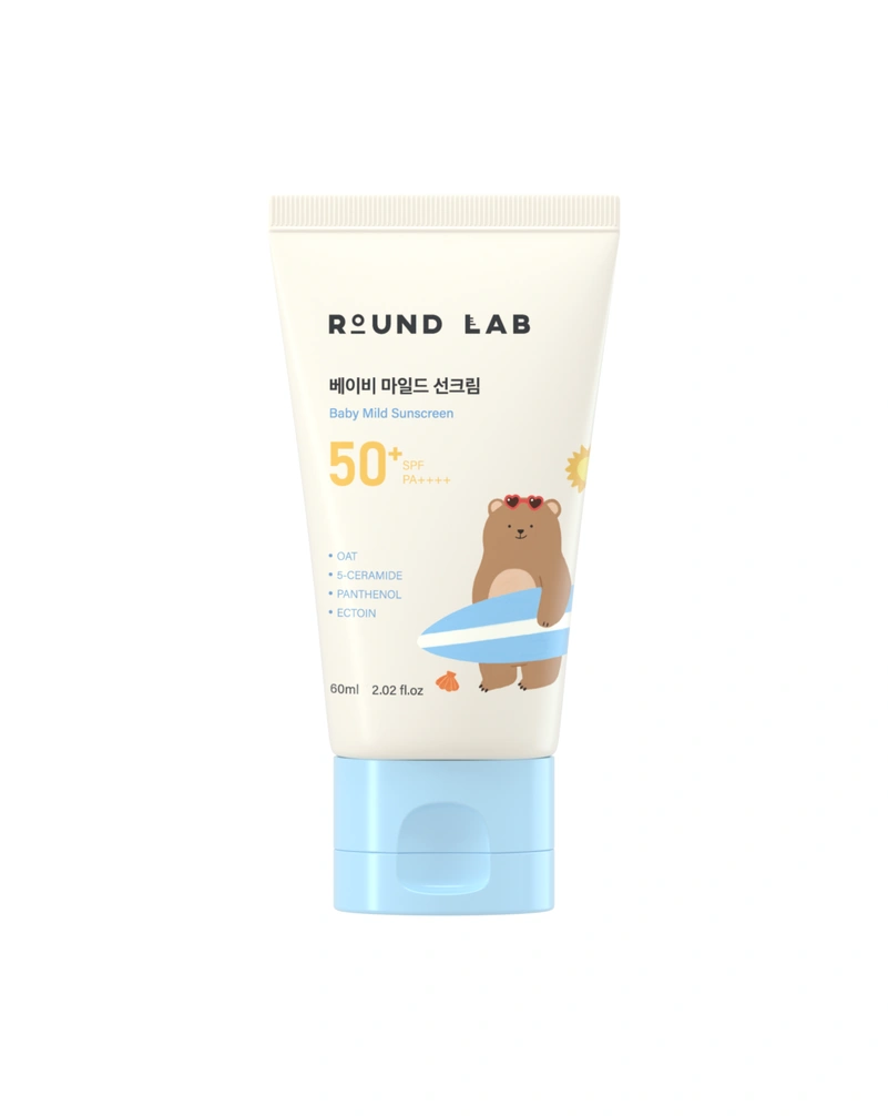 Дитячий сонцезахисний крем ROUND LAB Baby Mild Sunscreen, 60 мл
