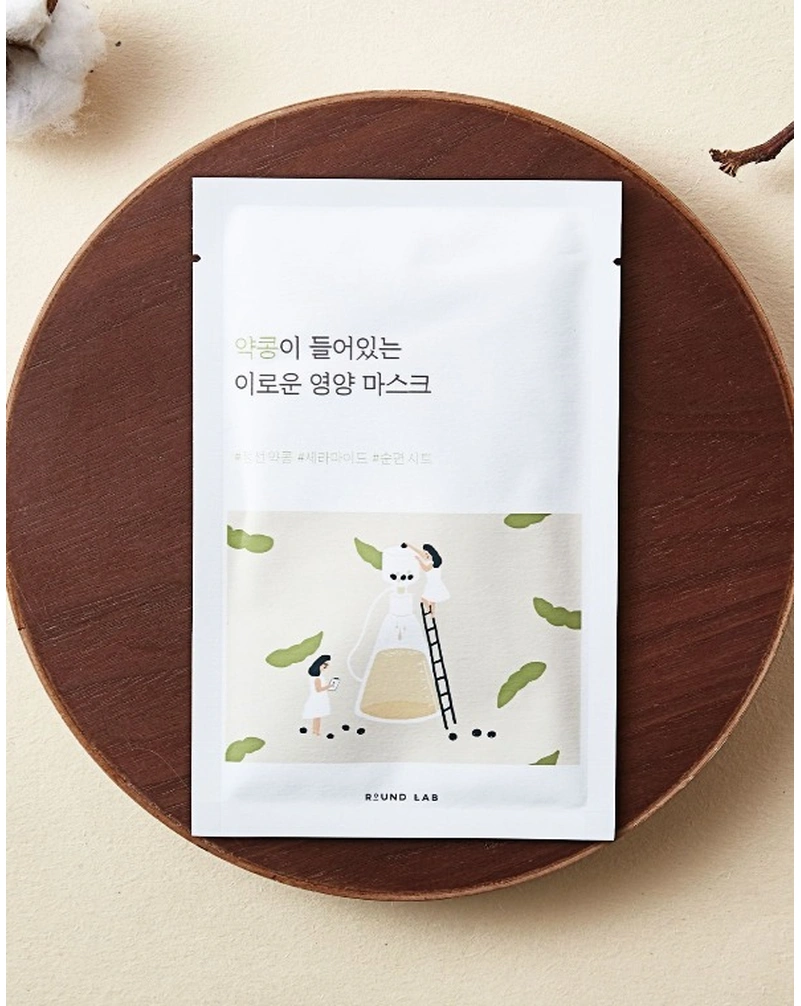 Round Lab Soybean Nourishing Mask Sheet - Поживна тканинна маска з екстрактом чорних соєвих бобів