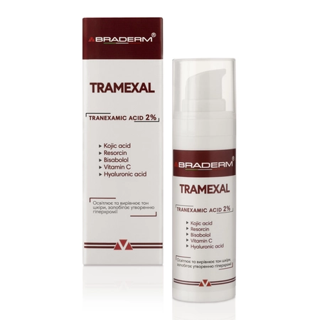 Освітлюючий крем проти пігментації Braderm Tramexal Cream, 30 мл