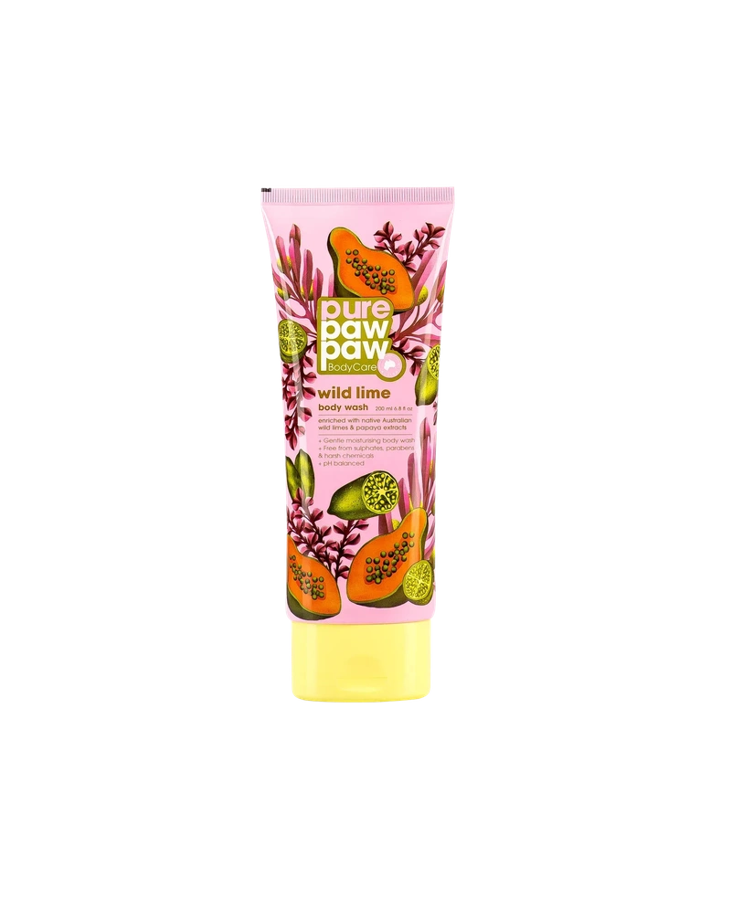 Гель для душа Pure Paw Paw Body Care Wild Lime Wash, 200 мл