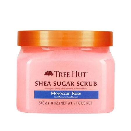 TREE HUT Moroccan Rose Sugar Scrub - Скраб для тіла з ароматом троянди, 510 г.