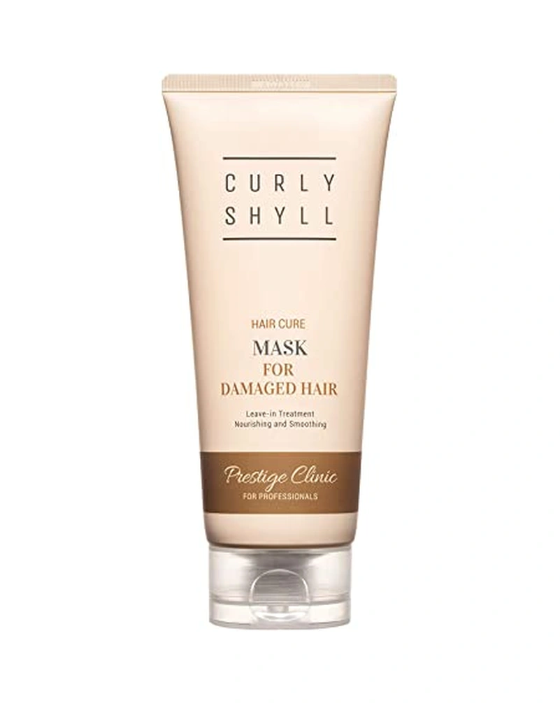 CURLYSHYLL HAIR CURE MASK - НЕЗМИВНА ВІДНОВЛЮЮЧА ТЕРМОЗАХИСНА МАСКА - КРЕМ ДЛЯ ПОШКОДЖЕНОГО ВОЛОССЯ, 100 МЛ