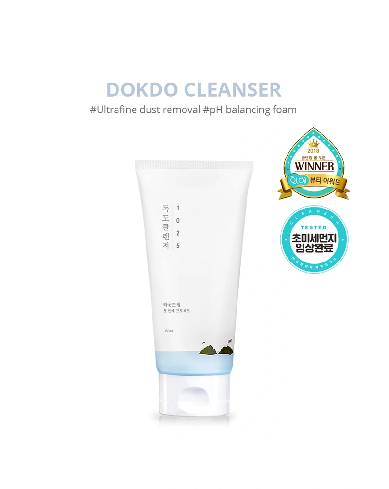 ROUND LAB 1025 DOKDO CLEANSER - М’ЯКА ПІНКА ДЛЯ ВМИВАННЯ, 150 МЛ