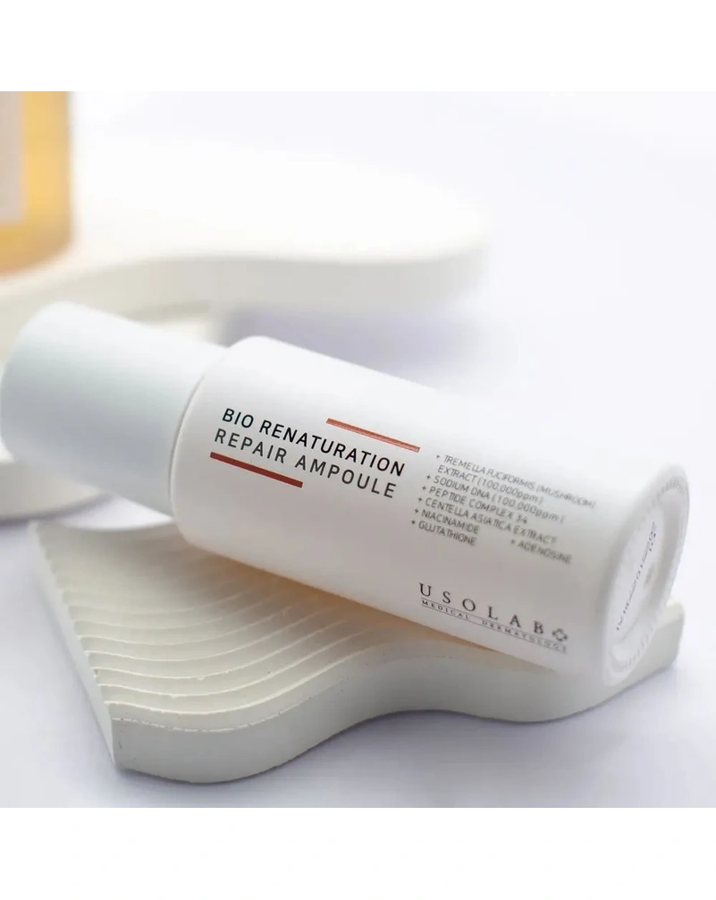 Антивікова сироватка з полінуклеотидами та пептидами USOLAB Bio Renaturation Repair Ampoule, 50 мл