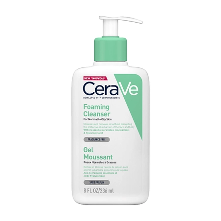 CERAVE FOAMING CLEANSER - ГЕЛЬ ДЛЯ ОЧИЩЕННЯ ШКІРИ, 236МЛ