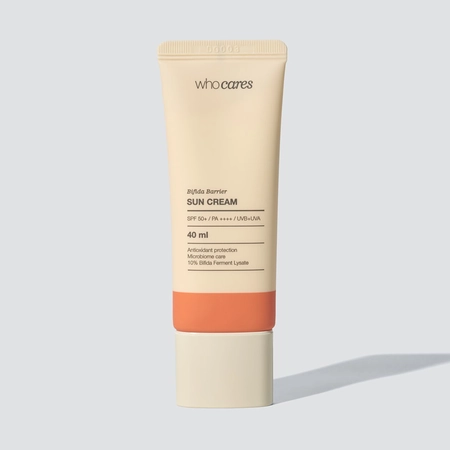 Сонцезахисний антиоксидантний крем Who Cares Bifida Barrier Sun Cream, 40 мл