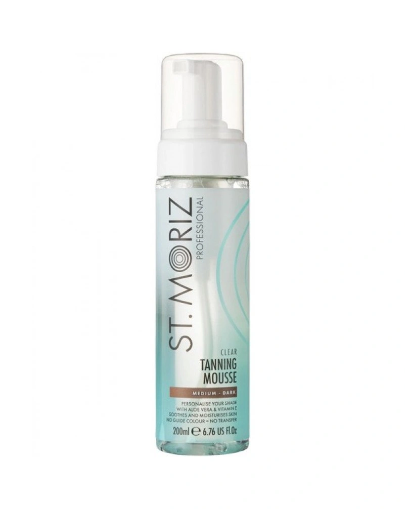 St.Moriz Pro, Clear Mousse Medium-Dark  - Автобронзат-мус, 200 мл