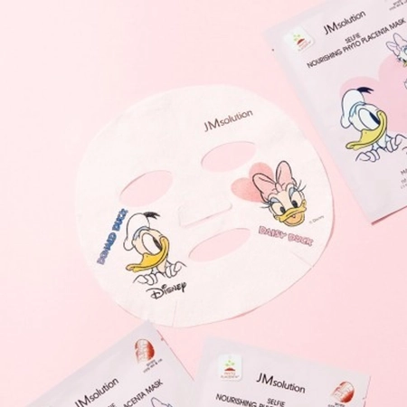 JMsolution Disney Selfie Nourishing Phyto Placenta Mask - Поживна тканинна маска для обличчя з фіто плацентою, 30 мл.