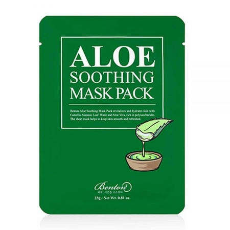 МАСКА ЗАСПОКІЙЛИВА З АЛОЕ BENTON ALOE SOOTHING MASK PACK