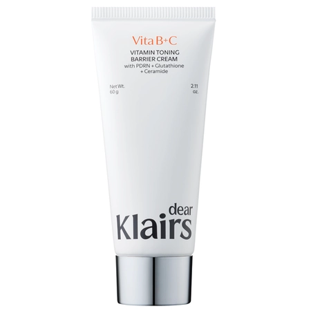 Вітамінний тонізуючий бар’єрний крем Dear, Klairs Vitamin Toning Barrier Cream, 60 мл