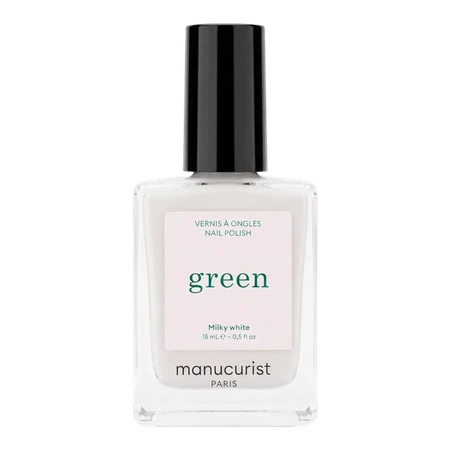 Лак для нігтів з молочним відтінком Manucurist Green™ Milky White, 15 мл