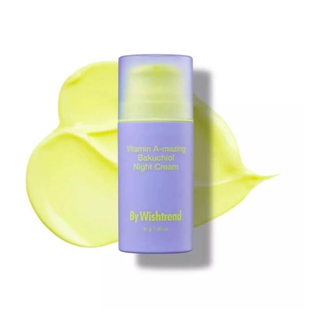 BY WISHTREND Vitamin A-mazing Bakuchiol Night Cream - Нічний крем з ретинолом та бакучіолом,30 мл.