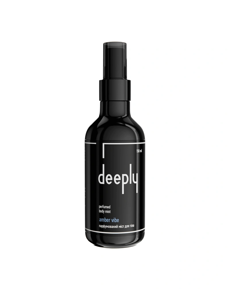 Парфумований міст для тіла deeply amber vibe perfumed body mist, 150 мл