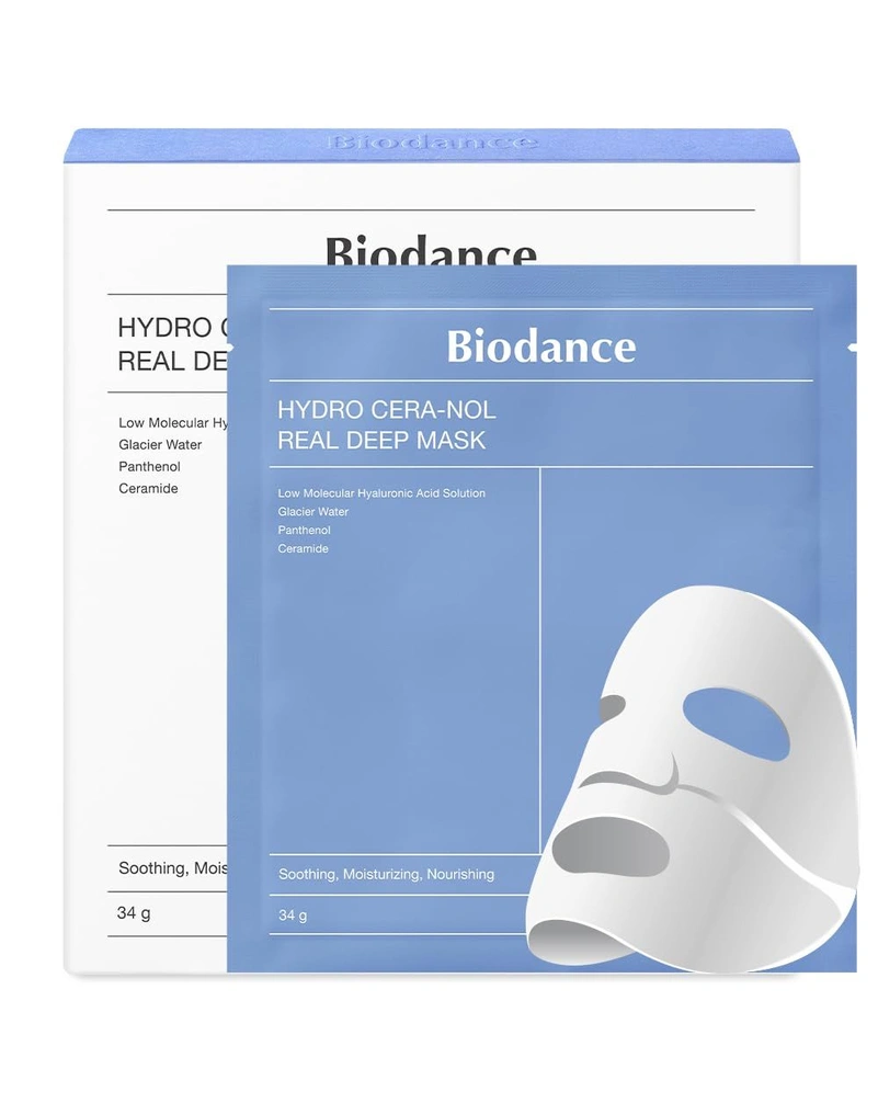 BIODANCE HYDRO CERA-NOL REAL DEEP MASK - ЗВОЛОЖУЮЧА ГІДРОГЕЛЕВА МАСКА, 34 ГР