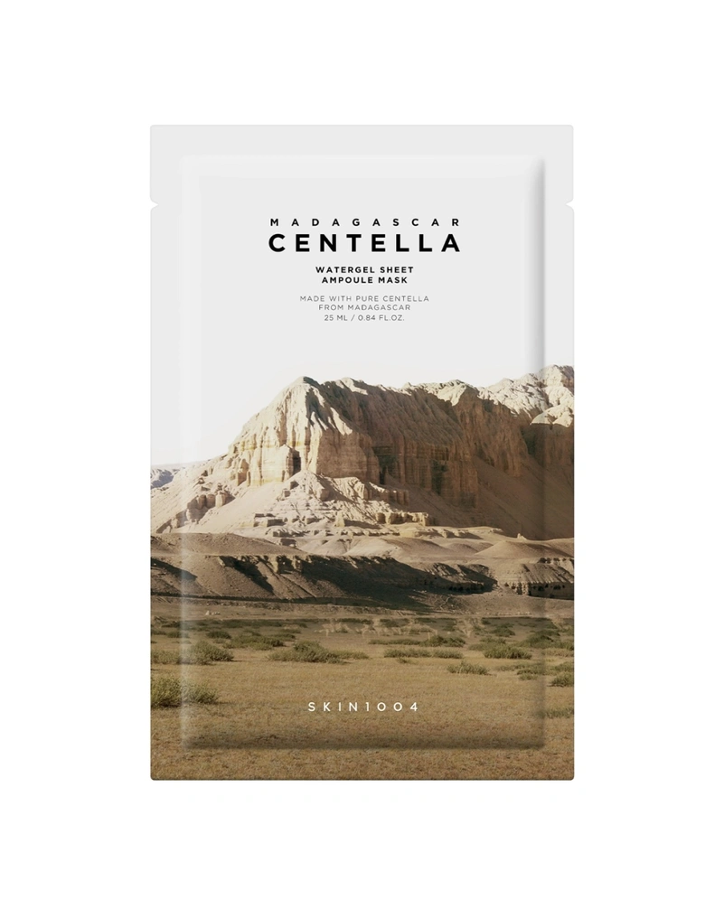 Маска с экстрактом центеллы skin1004 madagascar centella watergel sheet ampoule mask