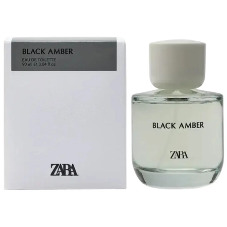 ZARA Black Amber - Жіноча туалетна вода в індивідуальному пакуванні (оригінал),90 мл.