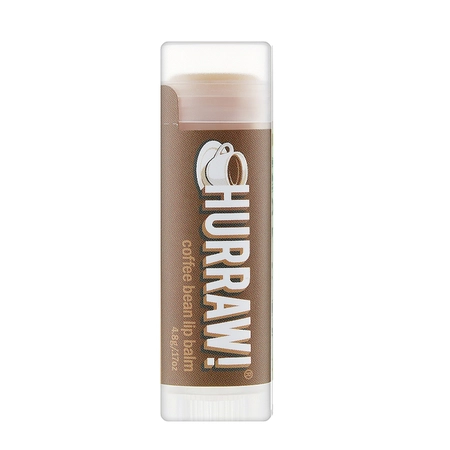 HURRAW! COFFEE BEAN LIP BALM - БАЛЬЗАМ ДЛЯ ГУБ "КАВОВІ ЗЕРНА", 4,8Г