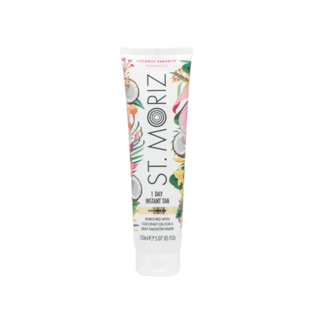 Бронзатор с легким эффектом загара St Moriz Shimmer 1 Day Tan Coconut Paradise, 150 мл