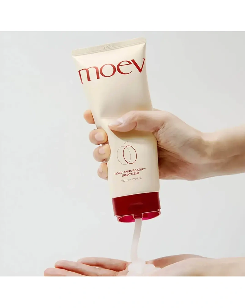 Зміцнюючий кондиціонер для тонкого волосся з ефектом об’єму Moev Annurcatin Treatment, 200 г