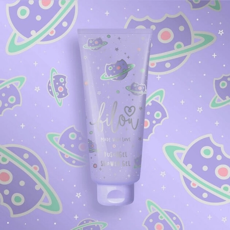 BILOU Shower Gel "Sweet Galaxy" - Гель для душу "Малиновий маршмелоу",200 мл.